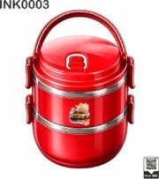 Orange Sports Car Insulated Double-Layer Lunch Box - Image 9