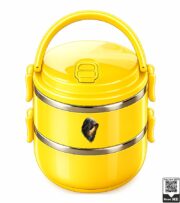 Hooded Figure Insulated Double-Layer Lunch Box - Image 9