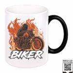 Flaming Biker Magic Coffee Mug