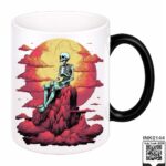 Skeleton Sunset Magic Coffee Mug
