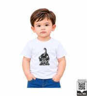 Scorpion 1992 Vintage Kids Yellow Crew Neck T-Shirt - Image 6