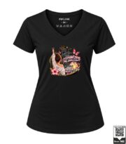 Be Your Own Inspiration Women's Black V-Neck T-Shirt