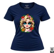 Sunglasses Floral Blonde Women's T-Shirt - Image 2