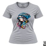 Stylish Beanie Girl Women's T-Shirt