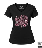 Delicate But Dangerous Floral Women's V-Neck T-Shirt - Image 7