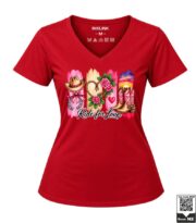 Ride for Love Western Women's V-Neck T-Shirt - Image 5