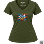 Alive in Christ Christian Women's V-Neck T-Shirt