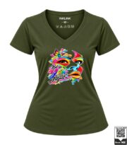 Be You Abstract Face Women's V-Neck T-Shirt