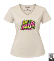 Be Salty Matthew 5:13 Women's Red V-Neck T-Shirt - Image 6