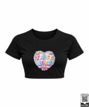 Trust The Lord Pastel Heart Crop Top - Image 7