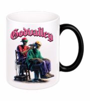 Godvalley Skeleton Barber Shop Heat-Changing Magic Coffee Mug - Image 2