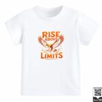Kids Rise Above Limits Eagle Graphic T-Shirt