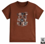 Kids Sorry I Am Not Perfect Graphic T-Shirt - Image 7