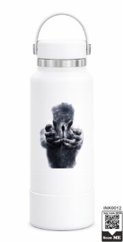 Surreal Giant Hands Universe Stainless Steel Water Bottle - Image 11