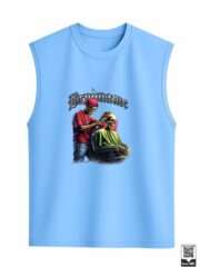Brandname Skeleton Barber Sleeveless Vest - Image 5