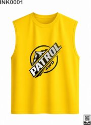 Patrol 4WD White Sleeveless Vest - Image 8