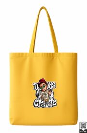 Daddy's Chaos Cartoon Character Tote Bag - Image 5