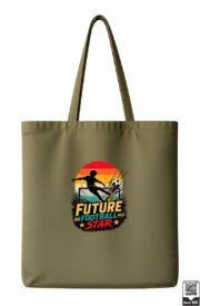 Future Football Star Retro Soccer Tote Bag - Image 3