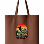 Future Football Star Retro Soccer Tote Bag