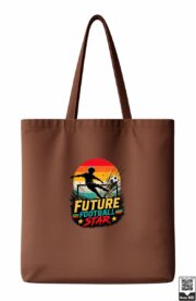 Future Football Star Retro Soccer Tote Bag