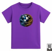 Kids BMW Abstract Dual-Element Graphic T-Shirt - Image 2