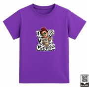 Kids DADDY'S CHOSEN Hip Hop Character Graphic T-Shirt - Image 2
