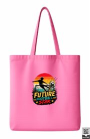 Future Football Star Retro Soccer Tote Bag - Image 4