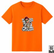 Kids DADDY'S CHOSEN Hip Hop Character Graphic T-Shirt - Image 3
