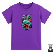 Kids Shut Up Street Art Graphic T-Shirt - Image 12