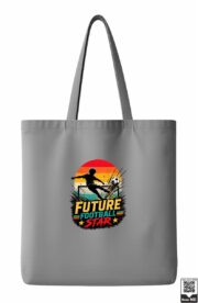 Future Football Star Retro Soccer Tote Bag - Image 5
