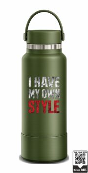 I Have My Own Style Stainless Steel Water Bottle - Image 4