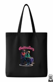Godvalley Skeleton Barbershop Tote Bag - Image 10