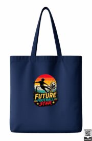 Future Football Star Retro Soccer Tote Bag - Image 6