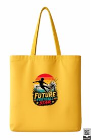 Future Football Star Retro Soccer Tote Bag - Image 7