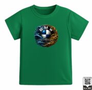 Kids BMW Abstract Dual-Element Graphic T-Shirt - Image 6