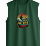 Future Football Star Retro Sunset Sleeveless Vest