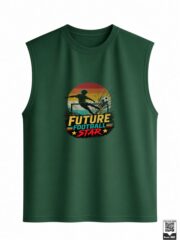 Future Football Star Retro Sunset Sleeveless Vest