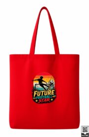 Future Football Star Retro Soccer Tote Bag - Image 8