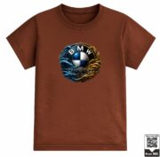Kids BMW Abstract Dual-Element Graphic T-Shirt - Image 7