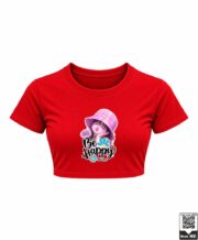 Be Happy Bucket Hat Girl Crop Top - Image 7