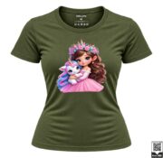 Princess Unicorn Hug Women's T-Shirt - Image 3