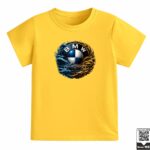 Kids BMW Abstract Dual-Element Graphic T-Shirt
