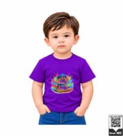 Police Puppy Student Kids T-Shirt - Image 3