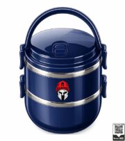 Guards Spartan Helmet Insulated Double-Layer Lunch Box
