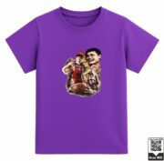 Kids Basketball Legend Collage Graphic T-Shirt - Image 2