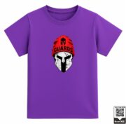 Kids Guards Spartan Helmet Graphic T-Shirt - Image 2