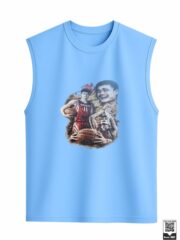 Basketball Legend Montage Sleeveless Vest - Image 5