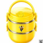 Freedom Seeker Birds Insulated Double-Layer Lunch Box