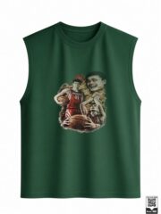Basketball Legend Montage Sleeveless Vest - Image 6