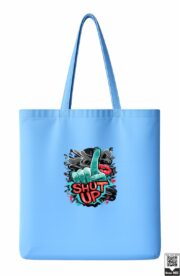 Shut Up Graffiti Hand Pop Art Tote Bag - Image 2